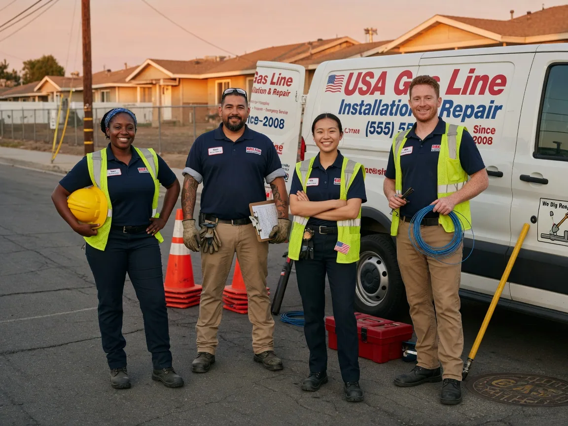 Gas Line Installation company in Foosland, IL