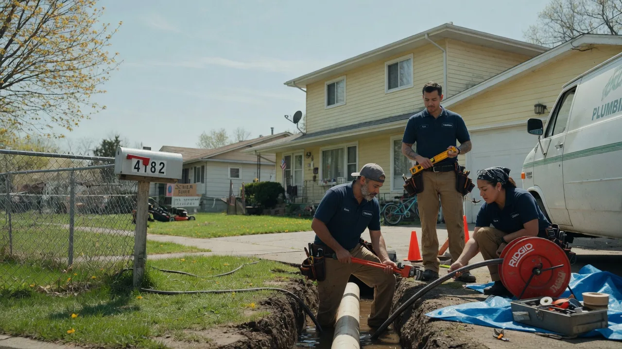 Gas Line Repair in Foosland, IL near me